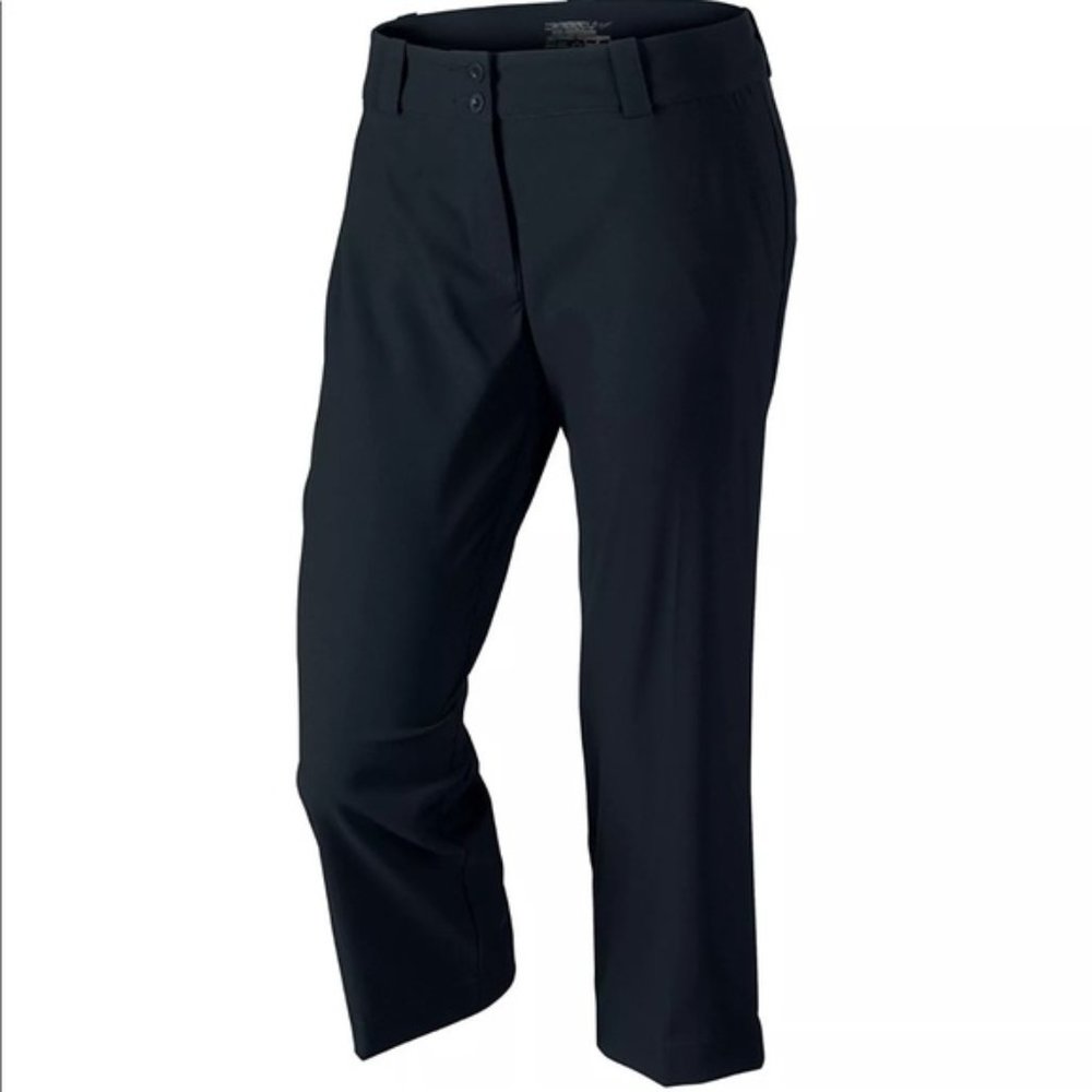 Nike Golf Tour Performance Cropped Dri-Fit Pants Black Size 10